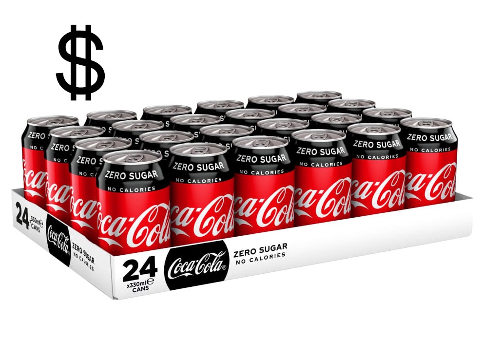 Cans of Coke Zero